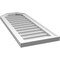 Ekena Millwork Octagonal Top Surface Mount PVC Gable Vent w/ 2"W x 1-1/2"P Brickmould Frame, 14"W x 36"H GVPOT14X3602SN - alternate 3